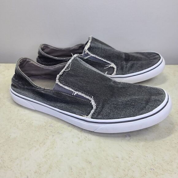 Eddie Bauer Slip On Denim Sneakers 11 - Picture 1 of 7